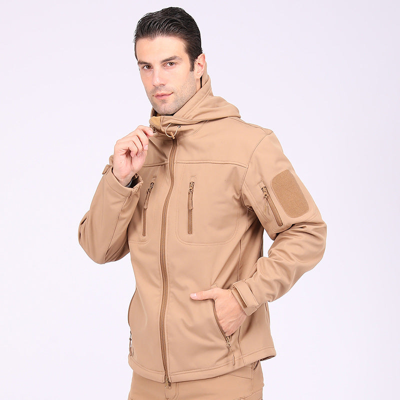 Wildking Men's Camouflage Mountaineering Waterproof Soft Shell Jacket A013