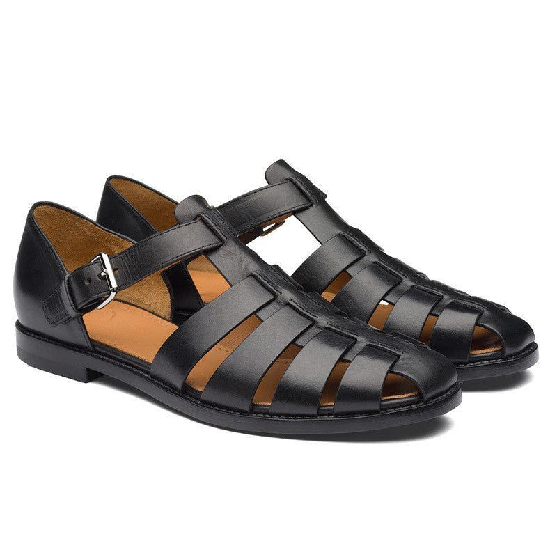 Wildking Men's Casual Closed Toe Breathable Beach Sandals C3014
