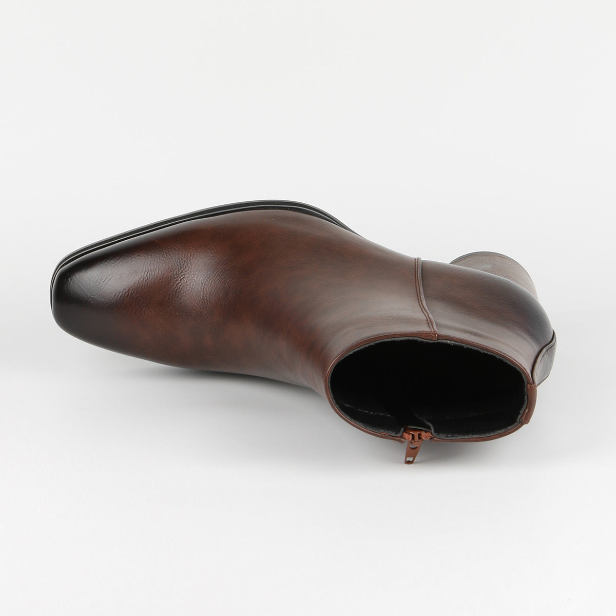 Wildking Men's Fashion Gentleman High Heel Elastic Chelsea Boots B7010