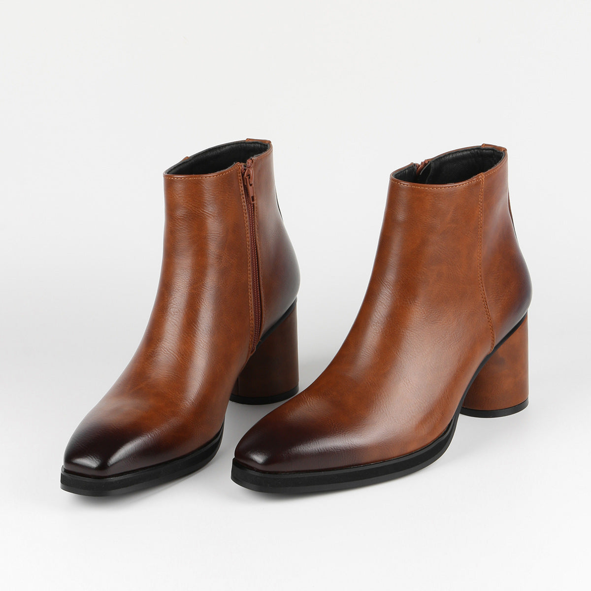 Wildking Men's Fashion Gentleman High Heel Elastic Chelsea Boots B7010