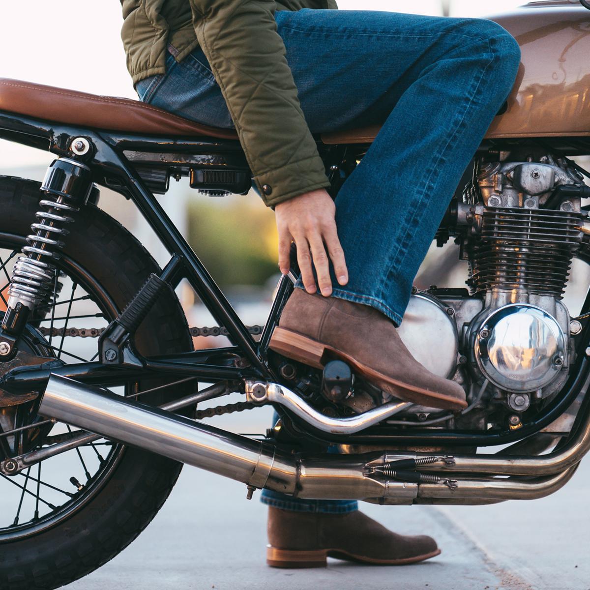 Wildking Men's Fashionable Suede High Top Western Boots 2603