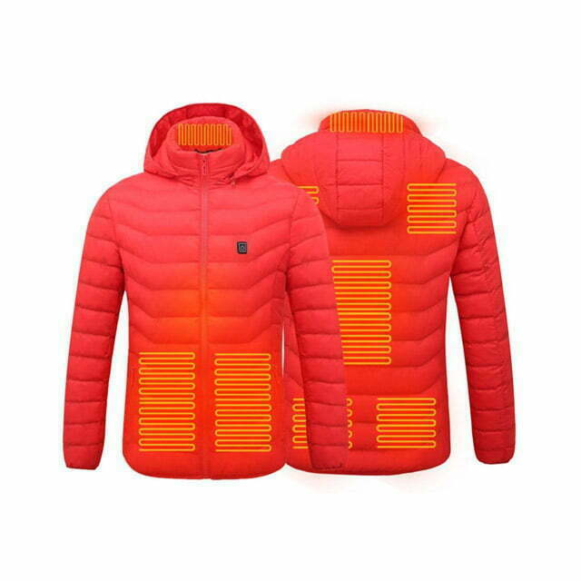 Wildking Men's Heating Long-Lasting Warm Down Jacket