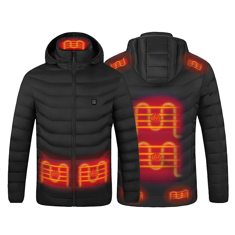 Wildking Men's Heating Long-Lasting Warm Down Jacket