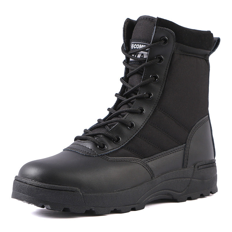 Wildking Men's High Top Breathable Hiking Combat Boots 1115