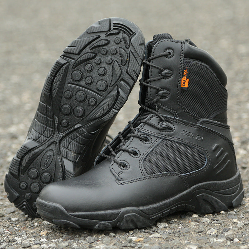 Wildking Men's High Top Breathable Hiking Combat Boots 1206