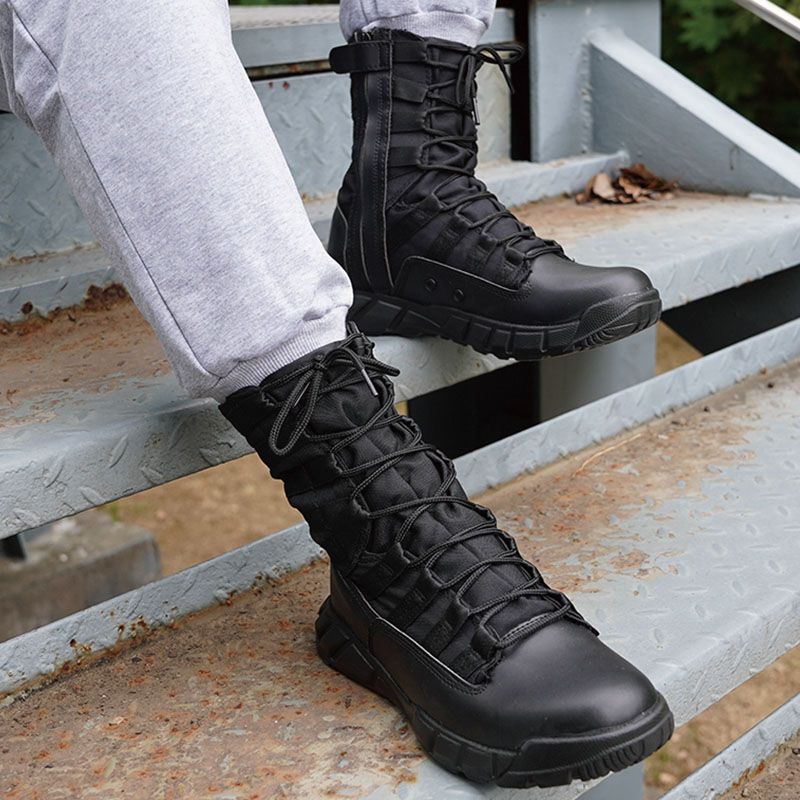 Wildking Men's High Top Lightweight Combat Boots C50