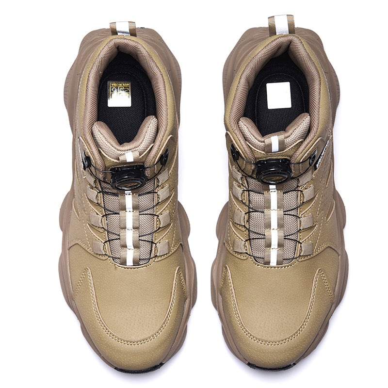 Wildking Men's High Top Steel Toe Safety Boots with Dial System – Puncture Resistant Work Boots R052