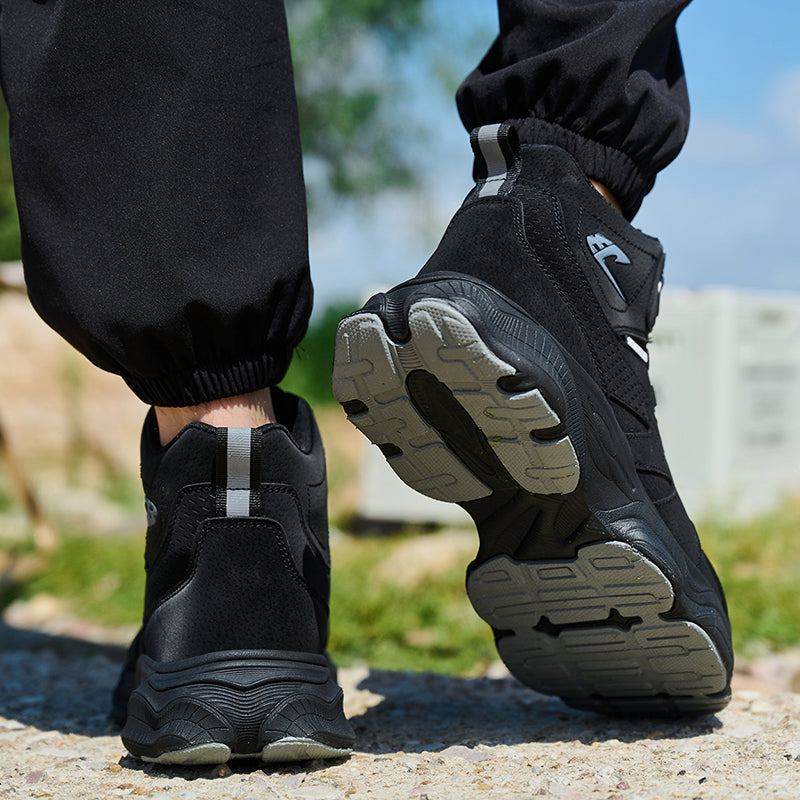 Wildking Men's High Top Steel Toe Safety Boots with Dial System – Puncture Resistant Work Boots R052