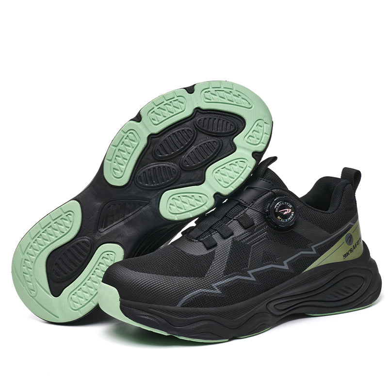 Wildking Men's Steel Toe Safety Shoes with Dial System – Puncture Resistant Work Boots R051