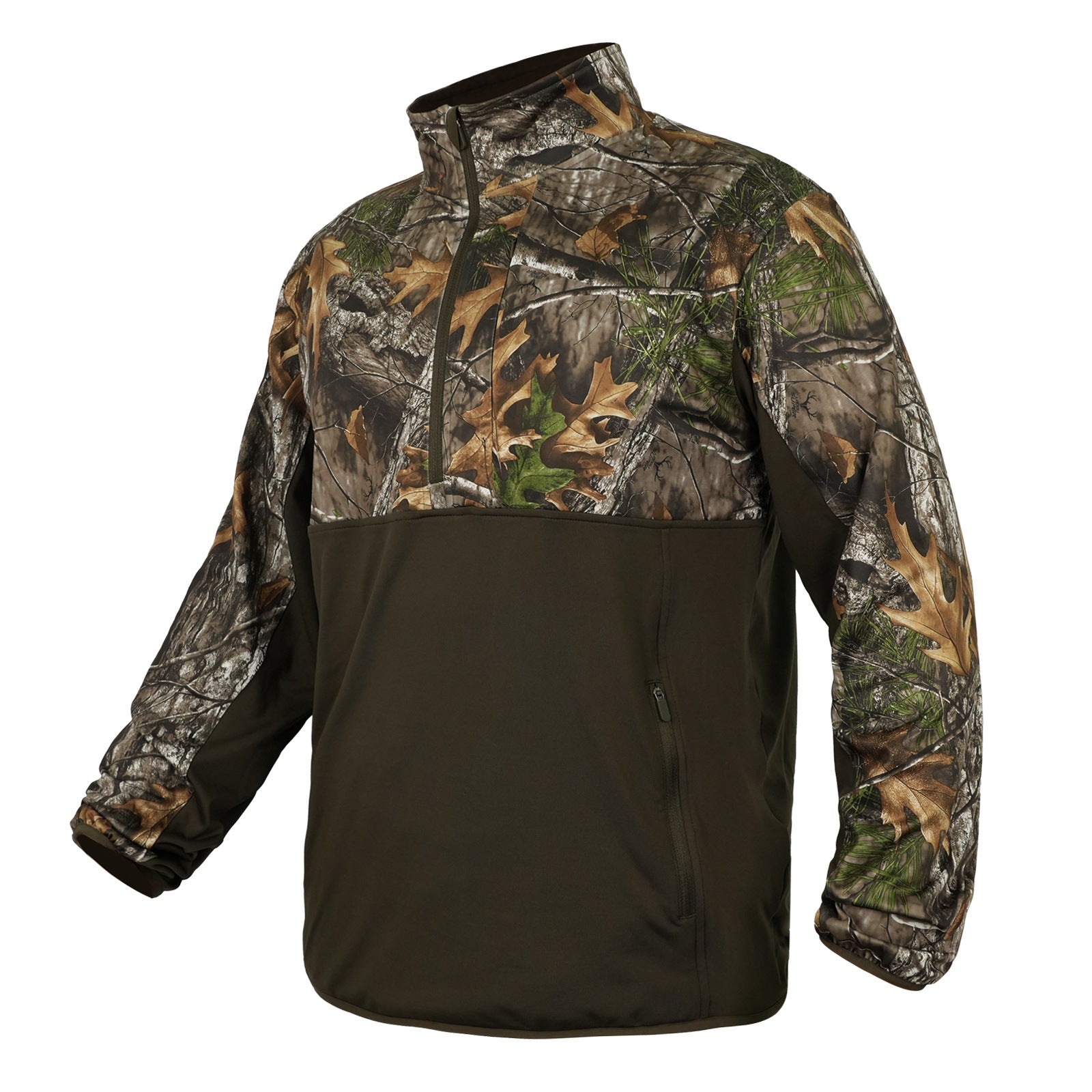 Wildking Men's Hunting Camouflage Warm Stand Collar Long Sleeve Sweatshirt
