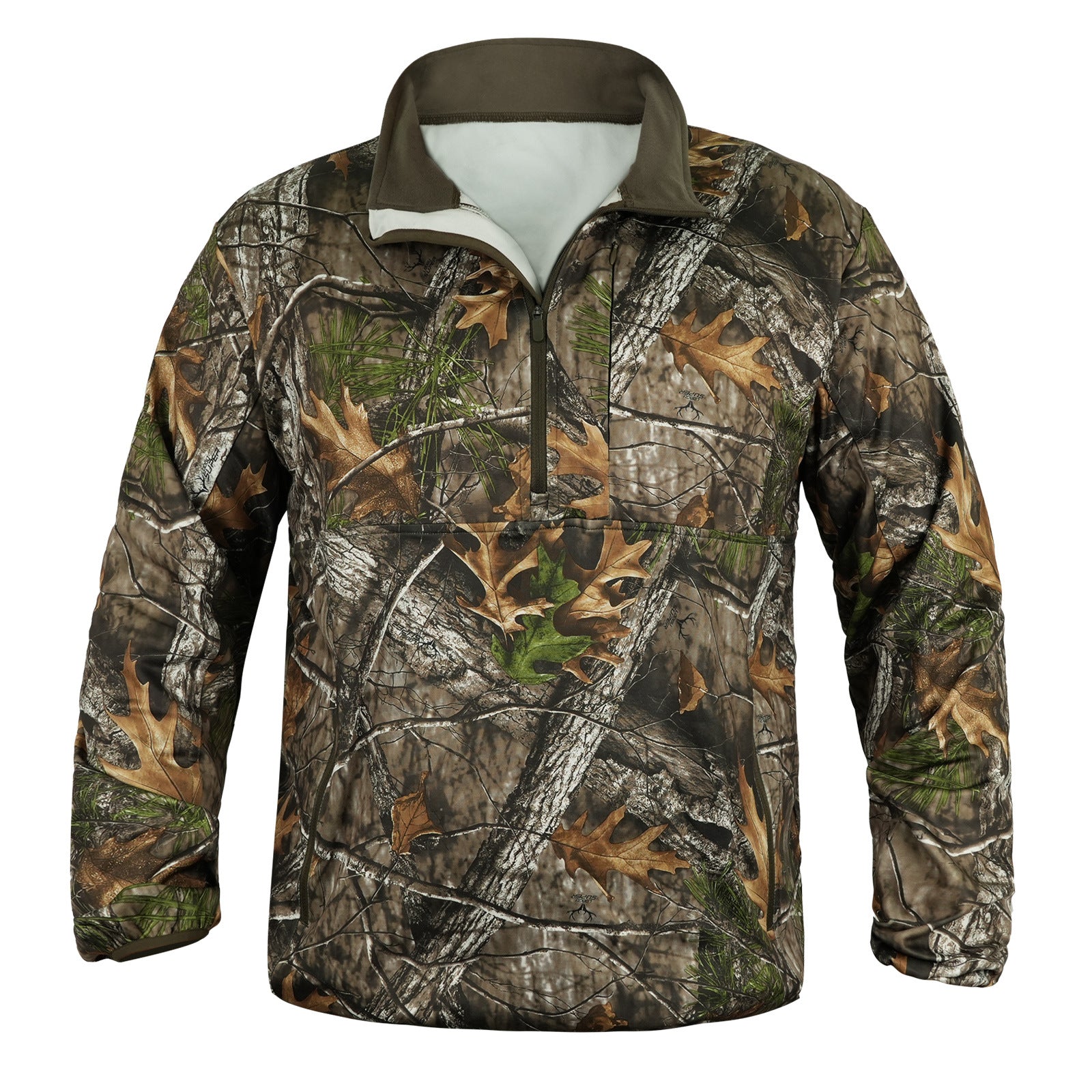 Wildking Men's Hunting Camouflage Warm Stand Collar Long Sleeve Sweatshirt