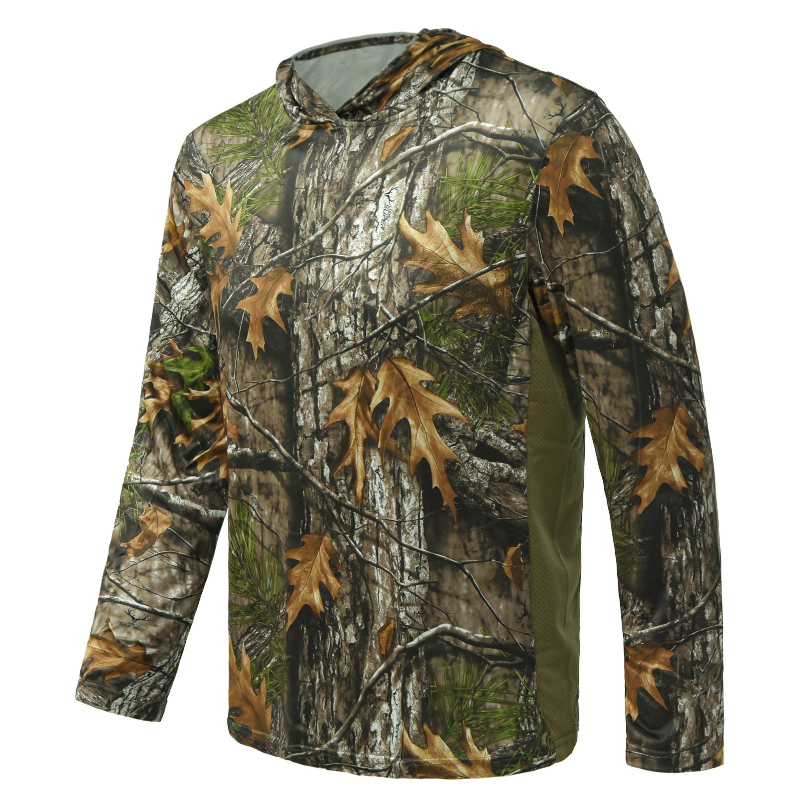 Wildking Men's Hunting and Birding Photography Camouflage Sun Protection Quick-Drying Hoodie
