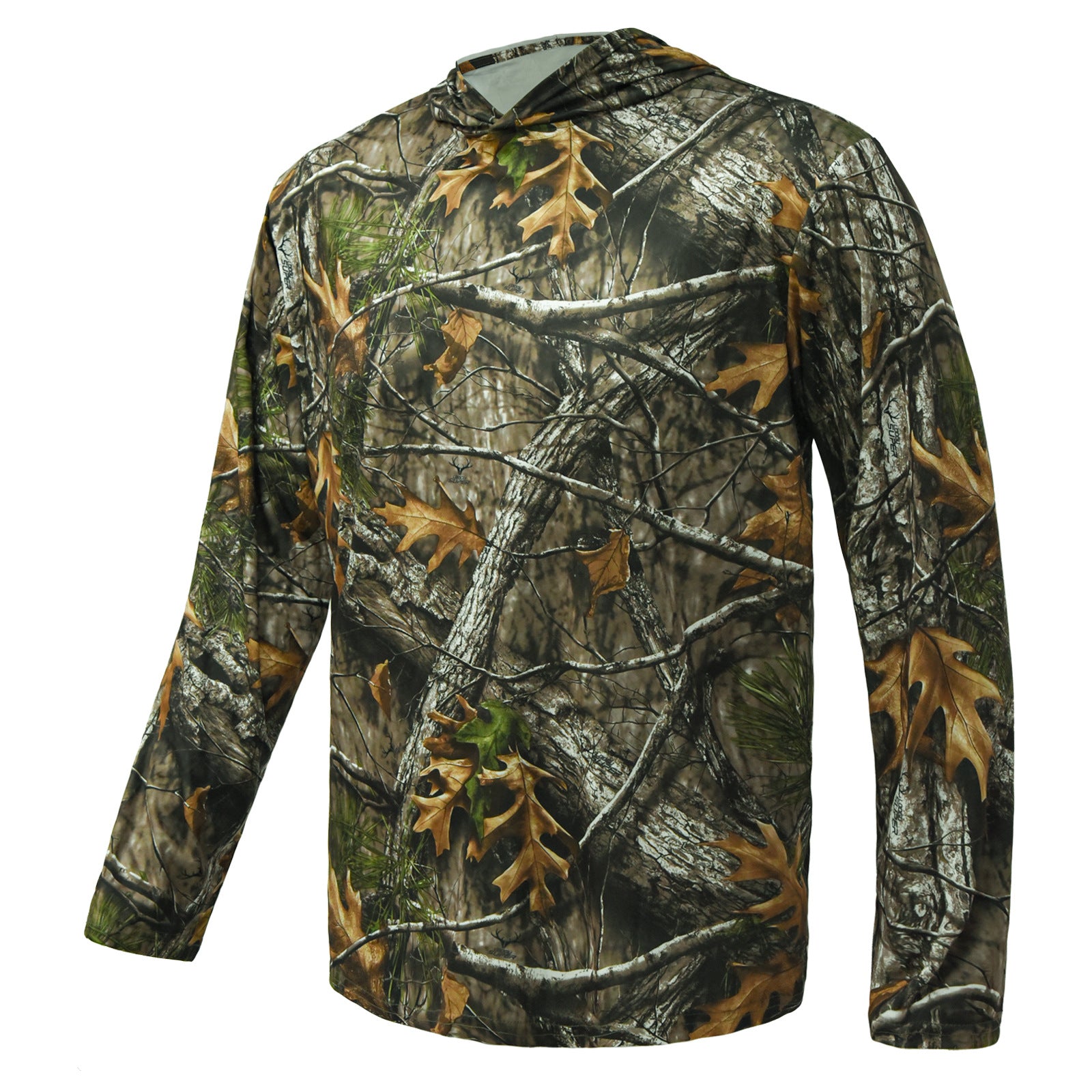 Wildking Men's Hunting and Birding Photography Camouflage Sun Protection Quick-Drying Hoodie