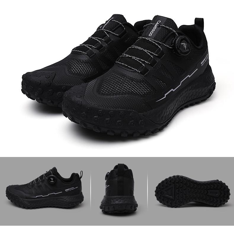 Wildking Men's Knob Elastic Buckle Sneakers D3014