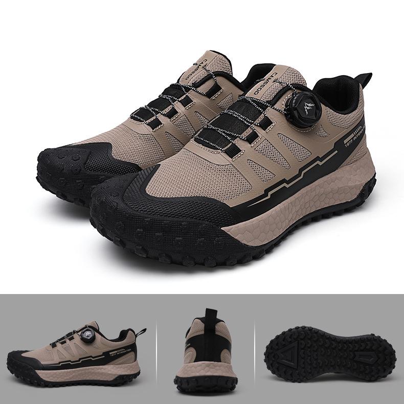 Wildking Men's Knob Elastic Buckle Sneakers D3014