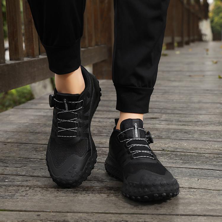 Wildking Men's Knob Elastic Buckle Sneakers D3014