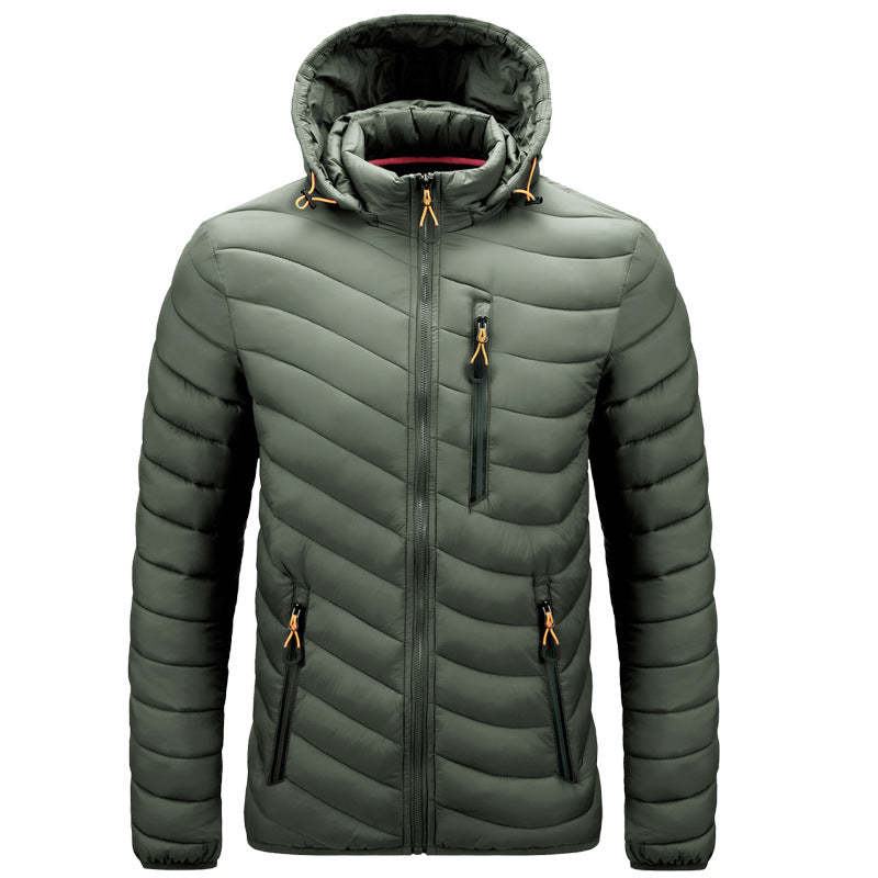 Wildking Men's Lightweight Hooded Down Jacket