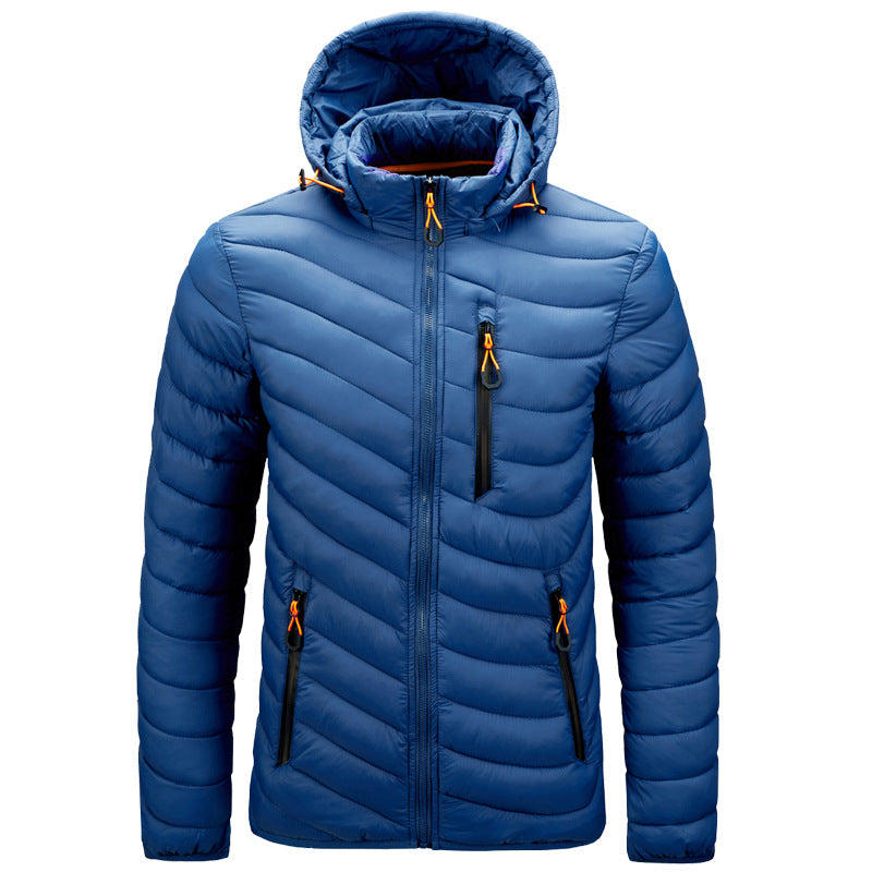 Wildking Men's Lightweight Hooded Down Jacket