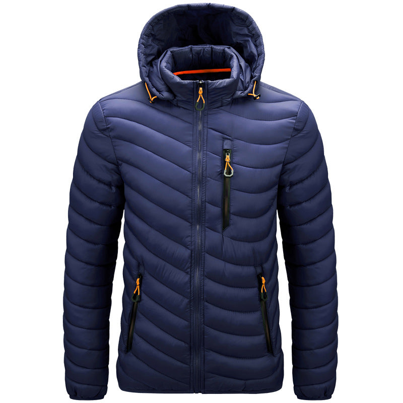 Wildking Men's Lightweight Hooded Down Jacket