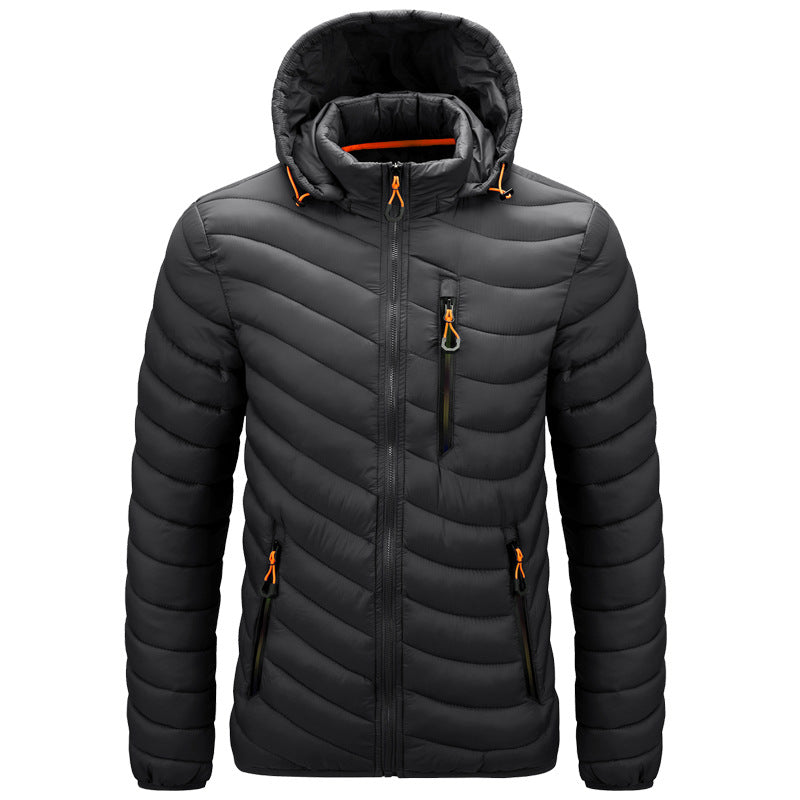 Wildking Men's Lightweight Hooded Down Jacket