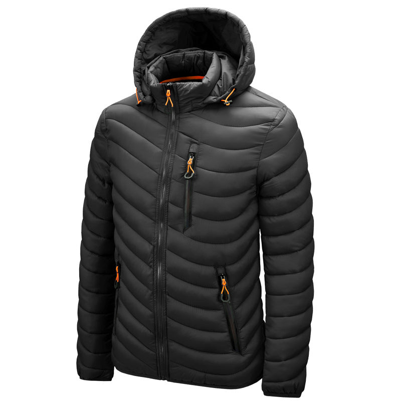 Wildking Men's Lightweight Hooded Down Jacket