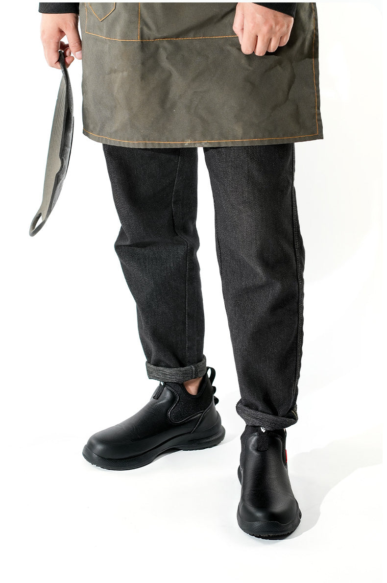 Wildking Men's Lightweight Non-Slip Chef Shoes – Comfortable & Wear-Resistant Kitchen Work Shoes R053