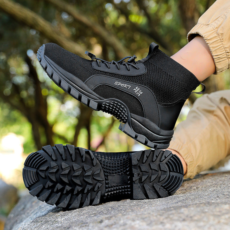 Wildking Men's Mid-Top Anti-Slip & Wear-Resistant Hiking Shoes A356