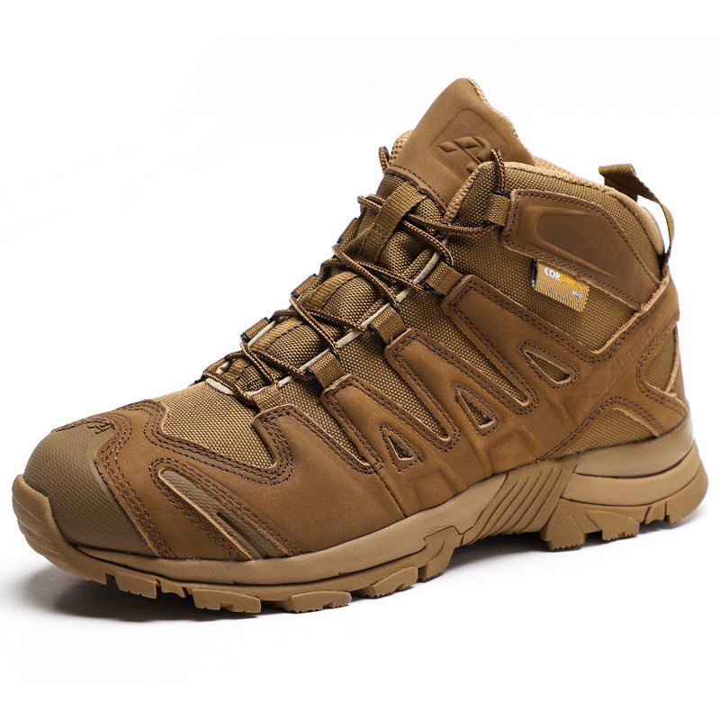 Wildking Men's Mid-Top Outdoor Combat Boots for Sports Mountain Camping