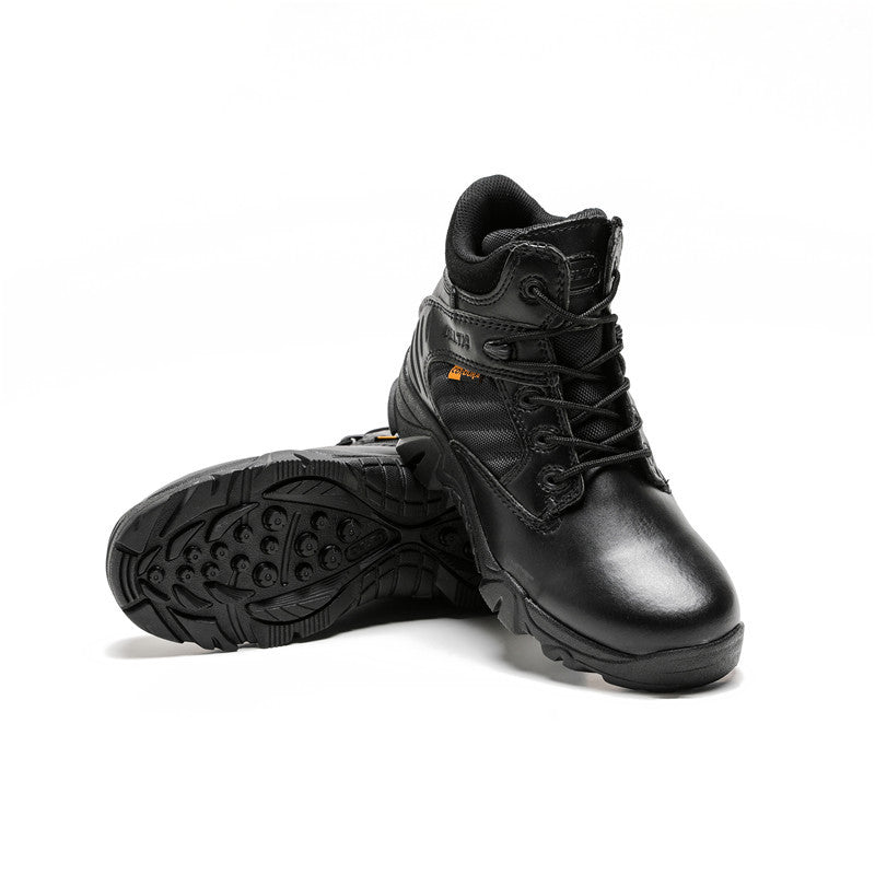 Wildking Men's Mid-Top Outdoor Waterproof and Non-Slip Combat Hiking Boots 2.0