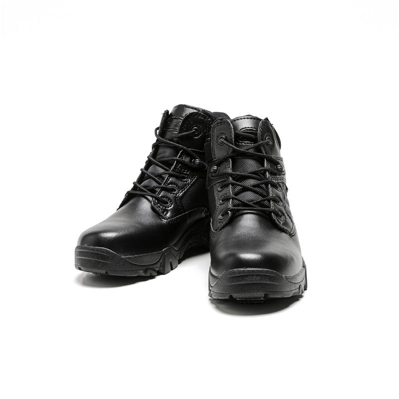 Wildking Men's Mid-Top Outdoor Waterproof and Non-Slip Combat Hiking Boots 2.0