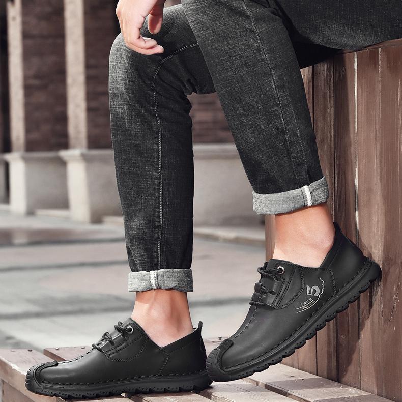 Wildking Men's Non-Slip and Wear-Resistant Soft-Soled Slip-On Casual Loafers 1117