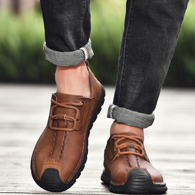 Wildking Men's Non-Slip and Wear-Resistant Soft-Soled Slip-On Casual Loafers 1117