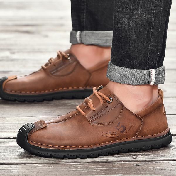 Wildking Men's Non-Slip and Wear-Resistant Soft-Soled Slip-On Casual Loafers 1117