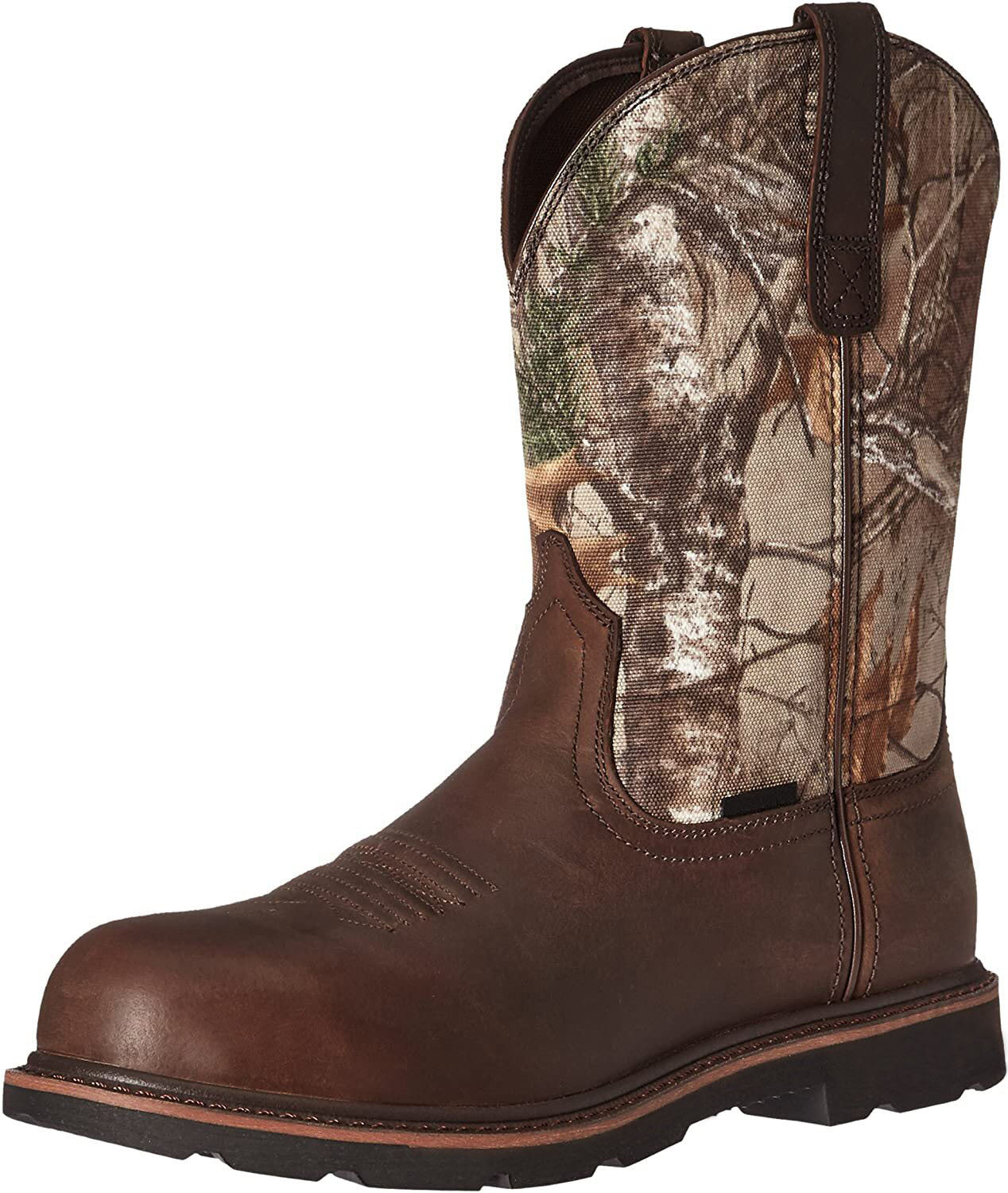 Wildking Men's Retro Embroidered Tree Element Western Cowboy Boots 6091