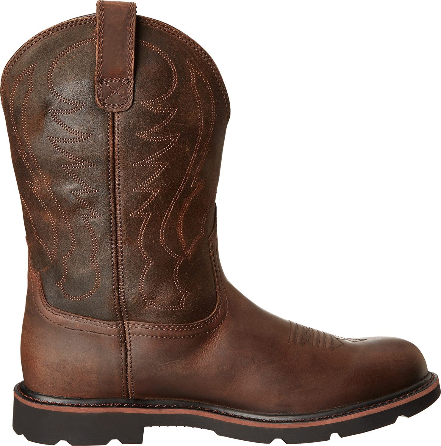 Wildking Men's Retro Embroidered Tree Element Western Cowboy Boots 6091