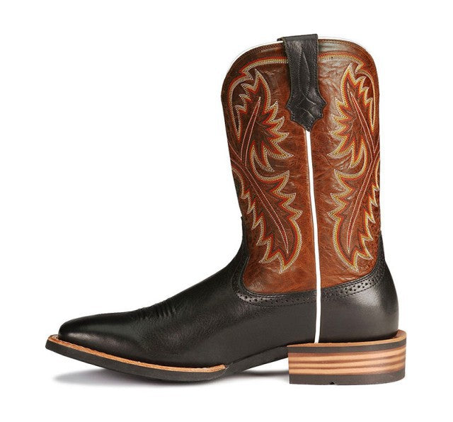 Wildking Men's Retro Totem Embroidered Square Head Cowboy Boots 5013