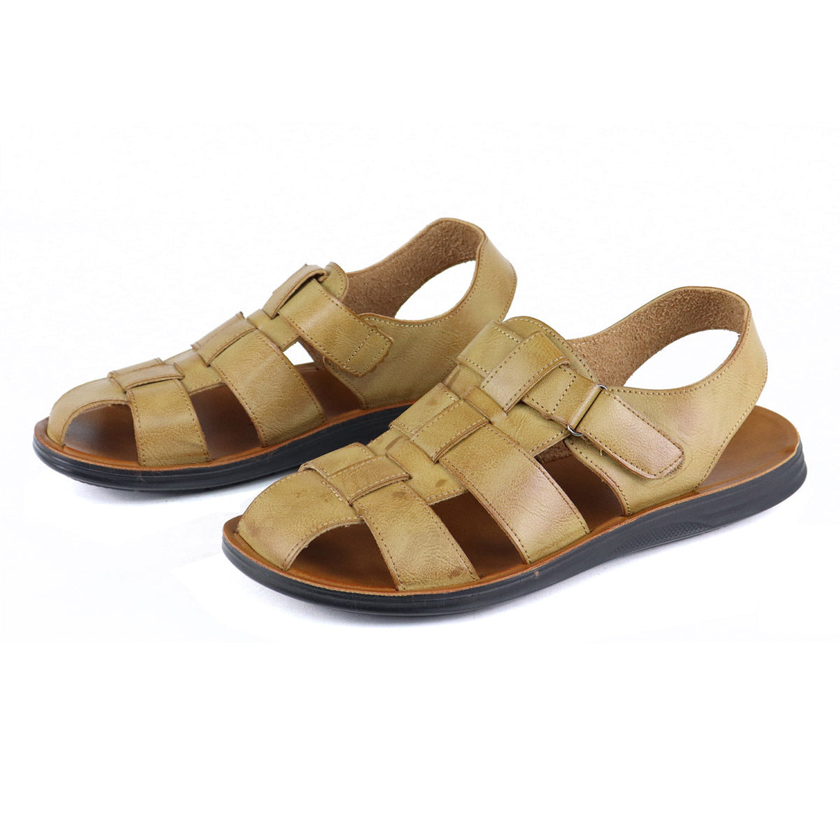 Wildking Men’s Roman-Style Soft Sole Breathable Sandals 2410