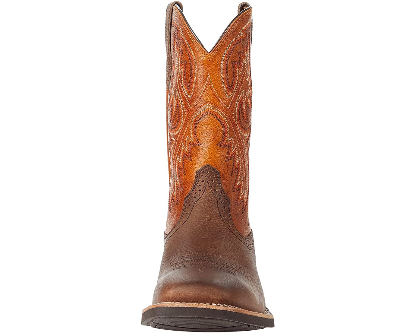 Wildking Men's Round Toe Brown Rider Boots Martin Boots B2004