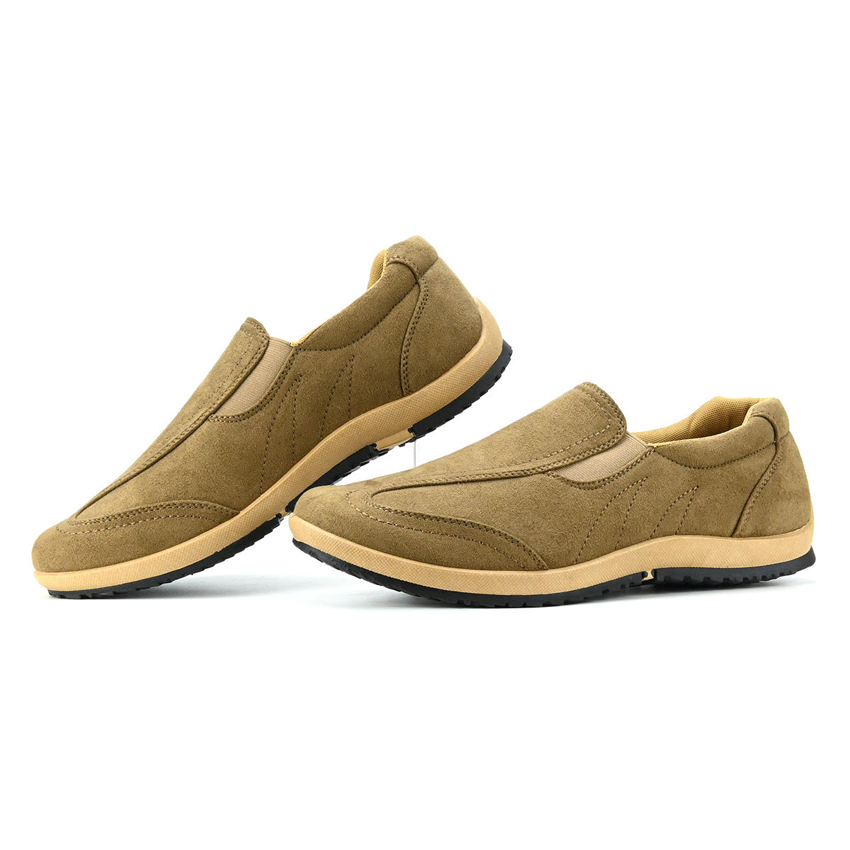 Wildking Men’s Slip-On Casual Soft Sole Leather Walking Shoes D205