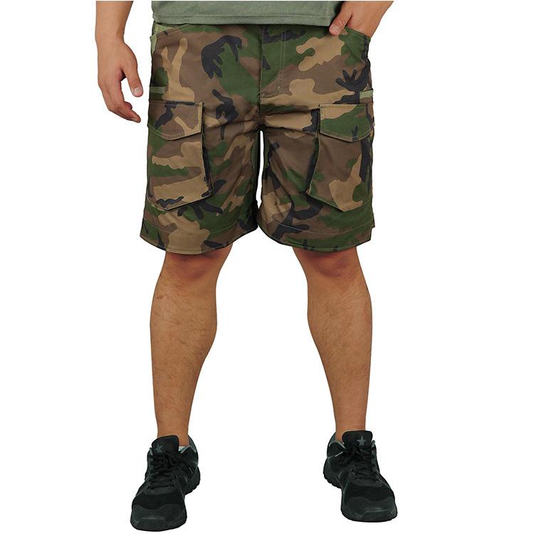 Wildking Men's Tactical Camo Quick-Dry Breathable Multi-Pocket Cargo Shorts