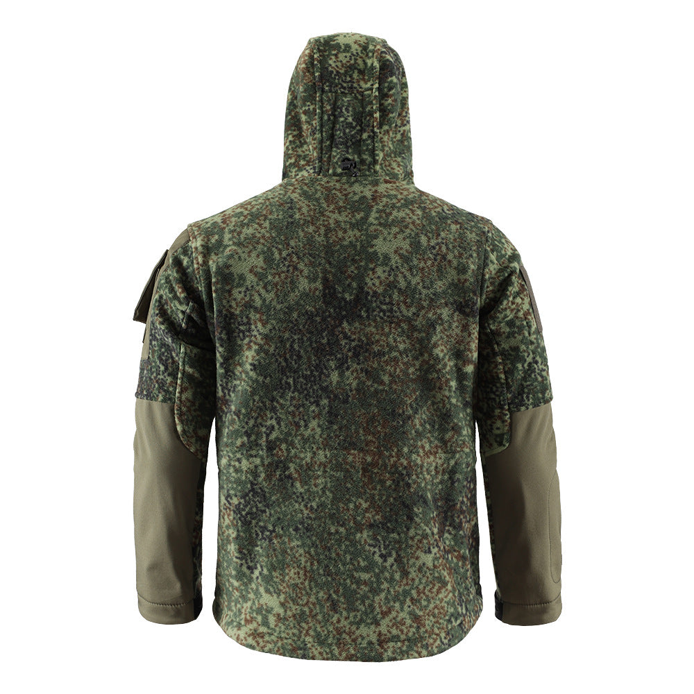 Wildking Men's Thermal Storage Warm Fleece Breathable Jacket-Camouflage