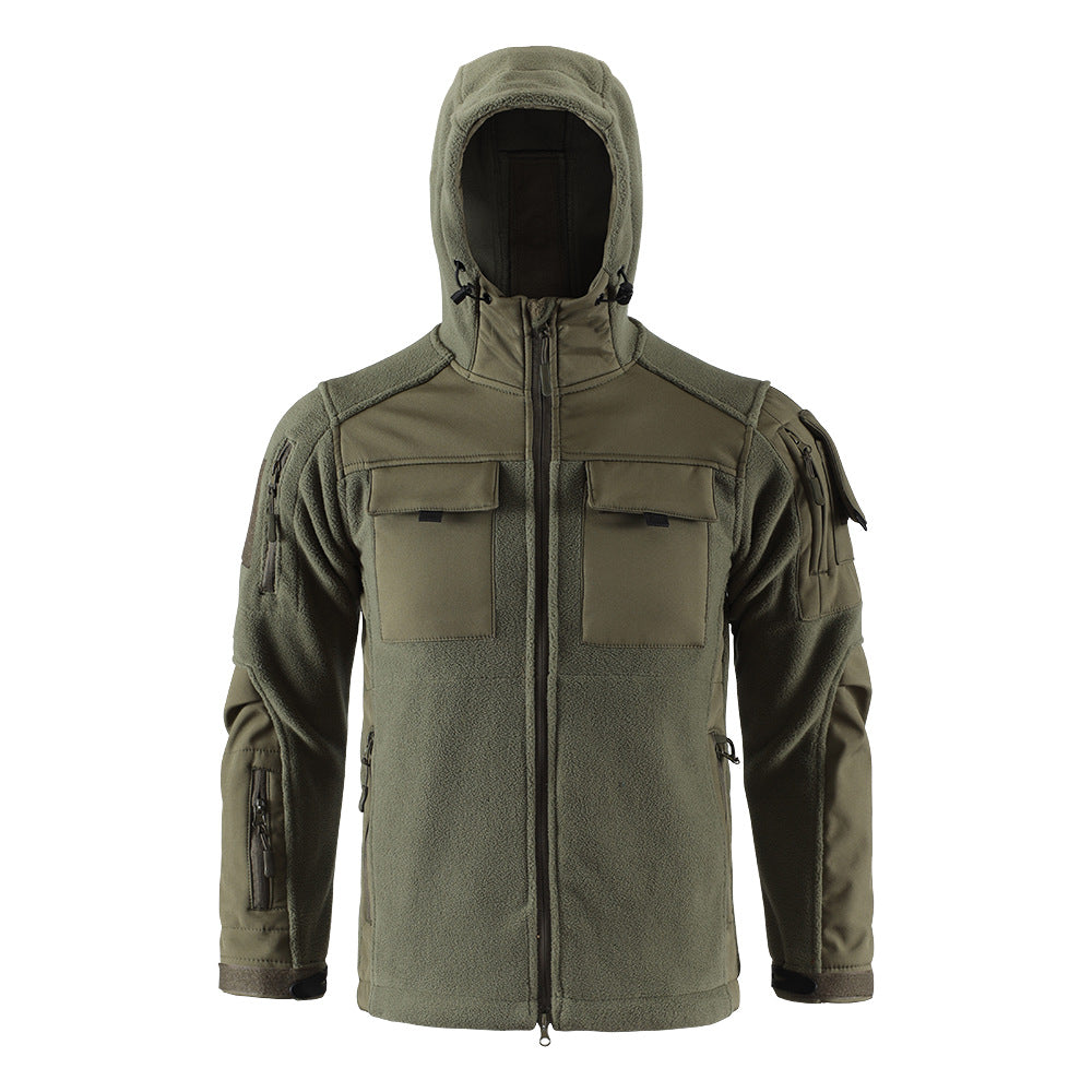 Wildking Men's Thermal Storage Warm Fleece Breathable Jacket