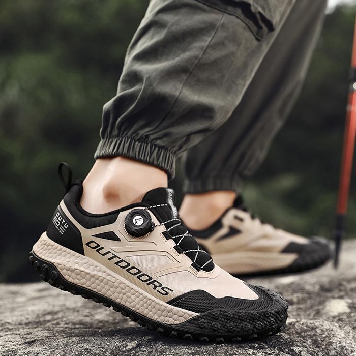 Wildking Men's Waterproof Quick Response Automatic Buckle Mid-Top Hiking Shoes B6021