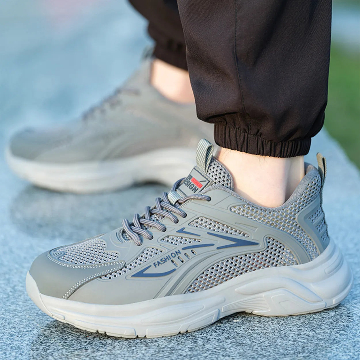 Wildking Mesh Work Shoes – Ultra-Breathable, Lightweight & Slip-Resistant R042