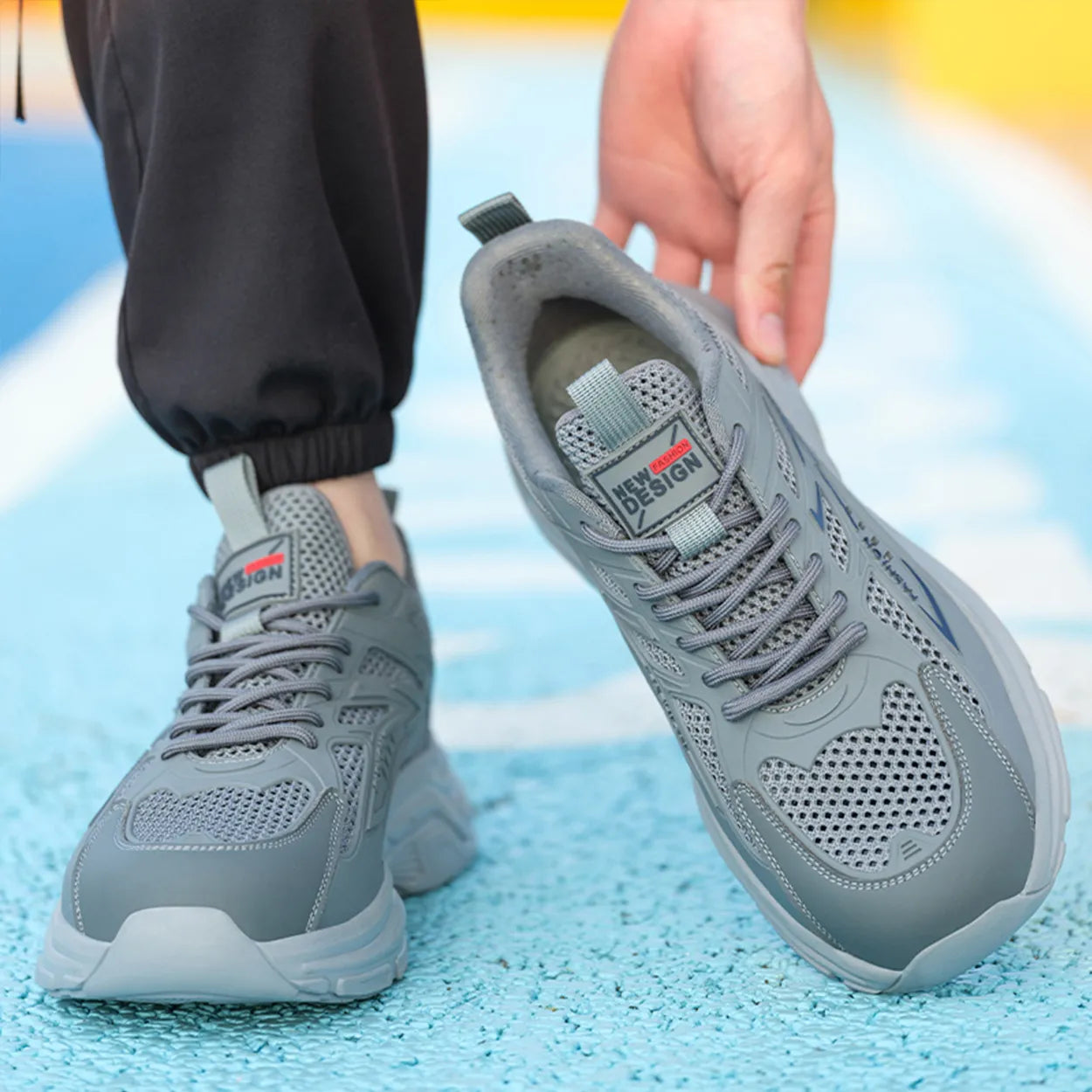 Wildking Mesh Work Shoes – Ultra-Breathable, Lightweight & Slip-Resistant R042