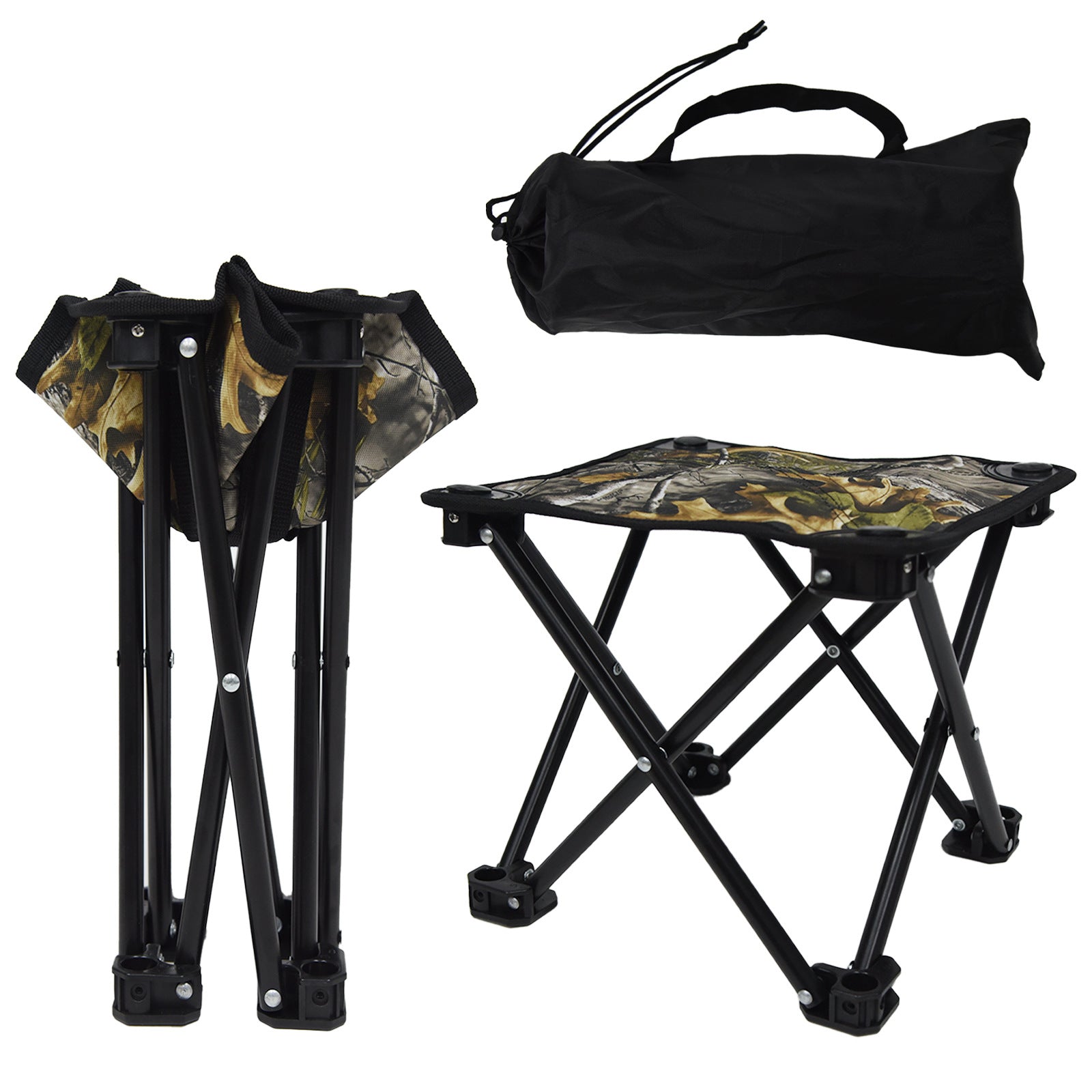 Wildking Outdoor Bionic Big Tree Hunting Camouflage Camping Folding Chair