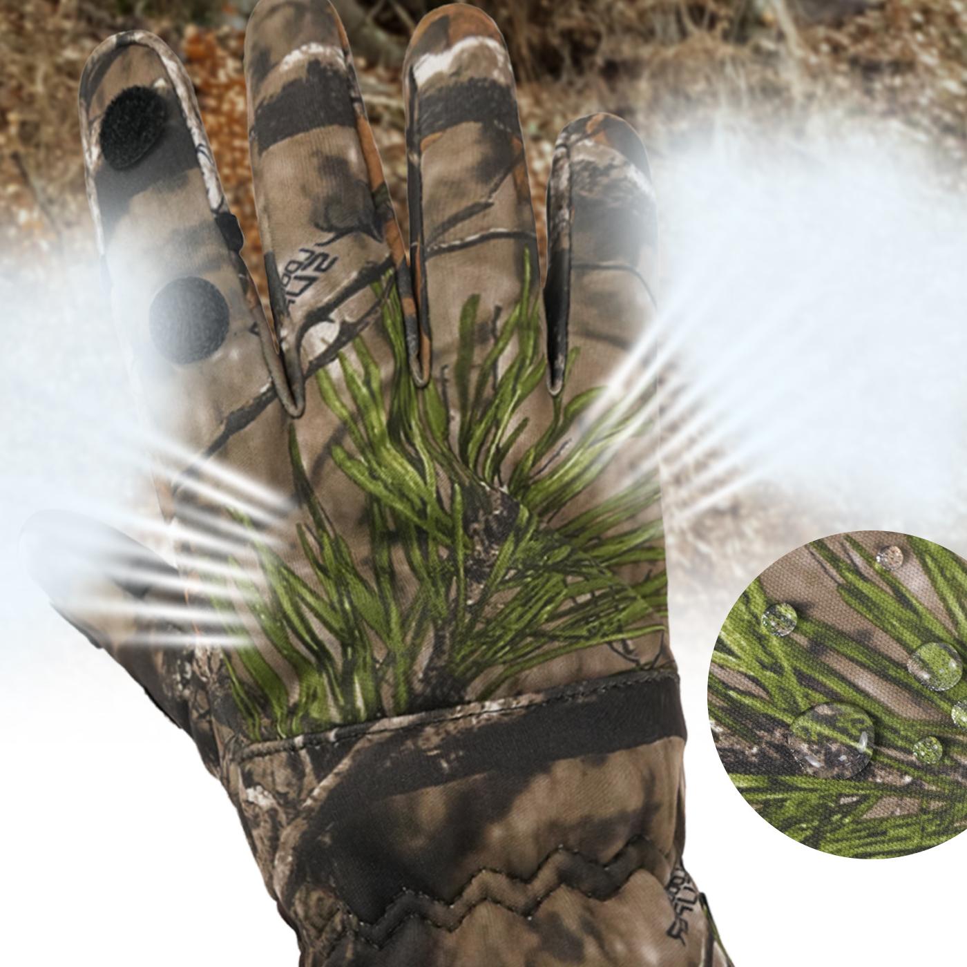 Wildking Outdoor Bionic Hunting Camouflage Warm Gloves