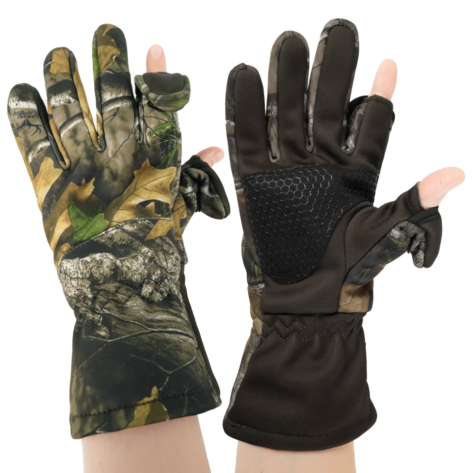 Wildking Outdoor Bionic Hunting Camouflage Warm Gloves