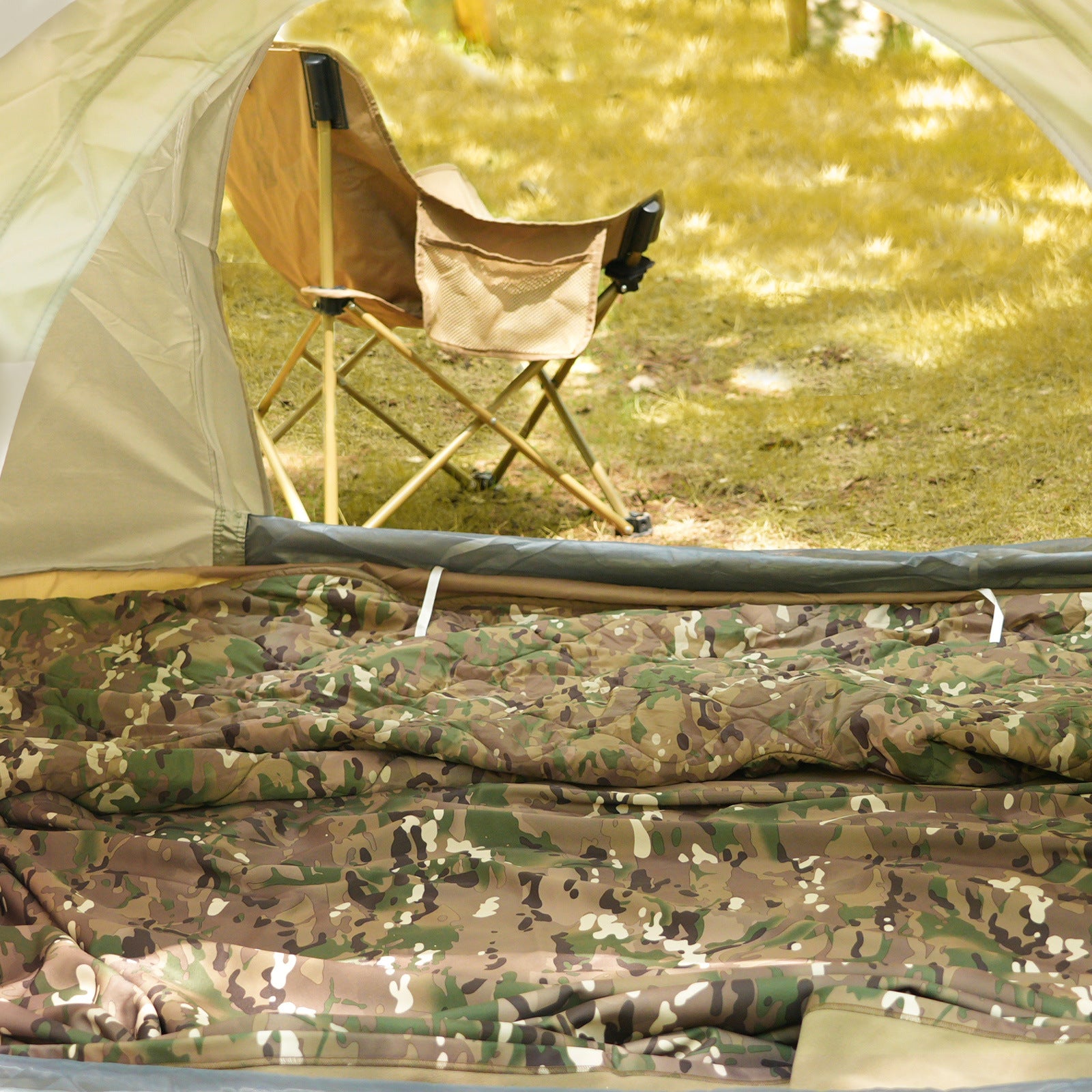 Wildking Outdoor Camouflage Thickened Warm Polar Fleece Camping Hunting Blanket