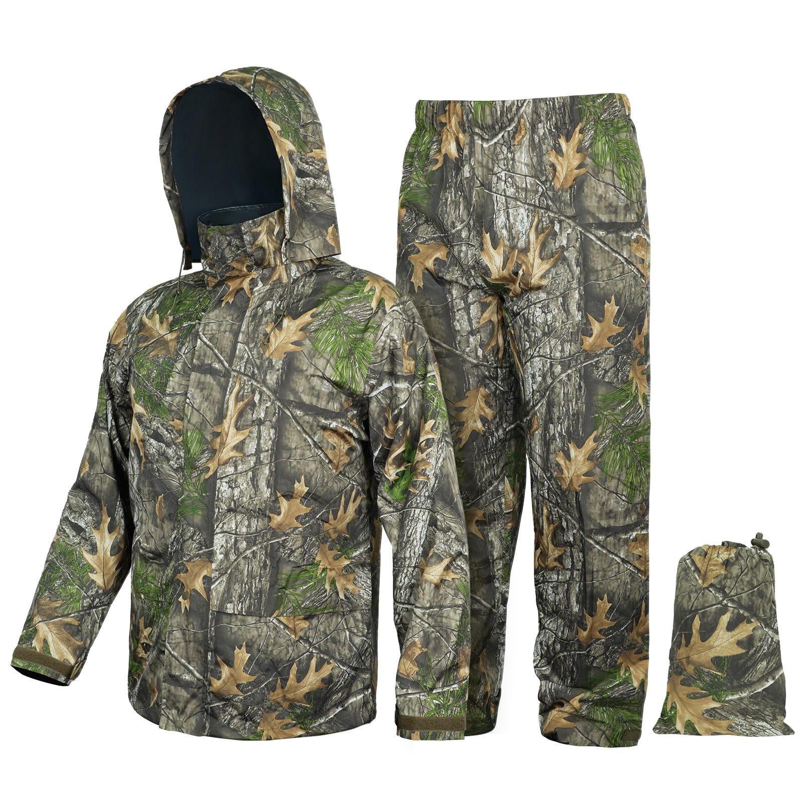 Wildking Waterproof and Windproof Hunting and Riding Lightweight Raincoat Set - Split